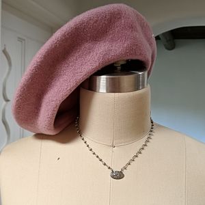 Wool Pink Beret